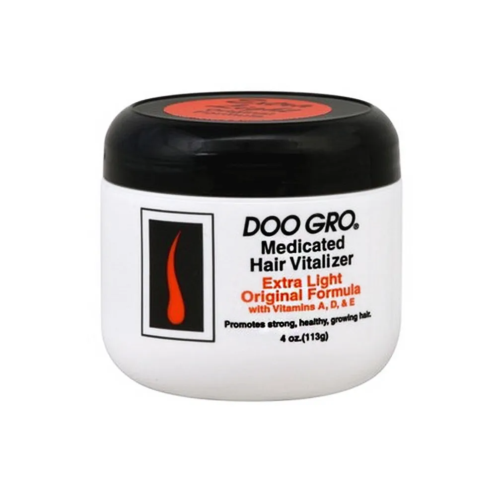 Doo Gro Medicated Hair Vitalizer Extra Light Original Formula For Healthy Hair, 4 oz
